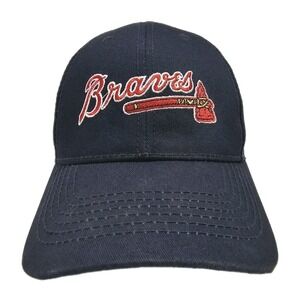 Atlanta Braves Emory Winship Cancer Institute Mens‎ Blue Red Adjustable Hat Cap